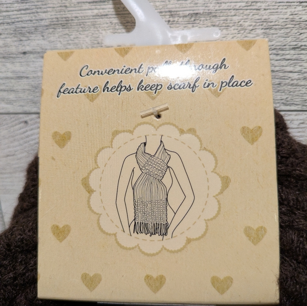 britts Knits Brown Knit Scarf - Picture 4 of 6